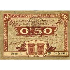 50 Centimes - Chambre de Commerce de Caen et de Honfleur 14