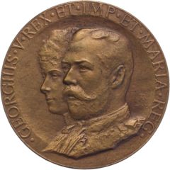 Medal - George V Coronation, Grimsby, bronze