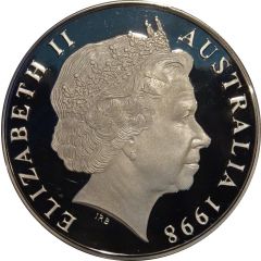 1 Dollar - Elizabeth II 4th Portrait - Australia`s New Parliament House