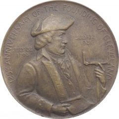 Medal - 125th Anniversary of Founding of Cleveland Cleveland, Ohio
