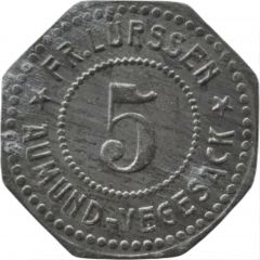 5 Pfennig - Aumund-Vegesack Fr. Lürssen