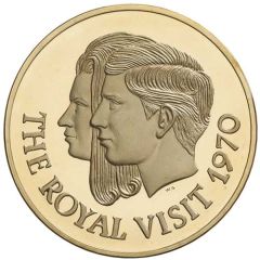 Medal - Elizabeth II Royal Visit, Charles & Anne