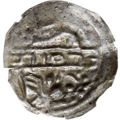 Denier Bracteate - Mieszko III the Old or Wladyslaw III Spindleshanks