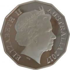 50 Cents - Elizabeth II 4th Portrait - Pride and Passion - 1967 Referendum - Silver Proof