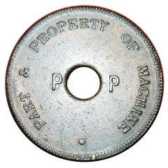 Amusement Token - Part and Property of Machine P P
