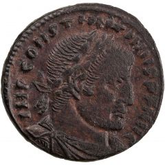 Nummus - Constantinus I SOLI INVICTO COMITI, Rome