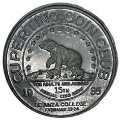 Medal - Cupertino Coin Club 15th Coin Show