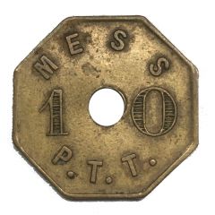 10 Centimes - Bruxelles Monnaie Mess P.T.T.