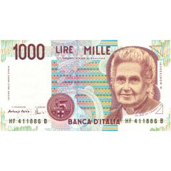 1000 Lire Montessori