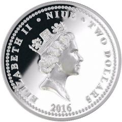 2 Dollars - Elizabeth II Year of the Monkey