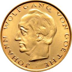 100th anniversary of the death of Johann Wolfgang von Goethe