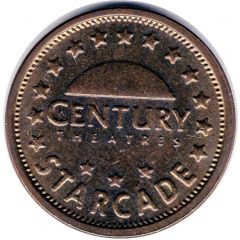 Game Token - Century Theatres Starcade