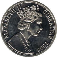 1 Crown - Elizabeth II Older Effigy Elizabeth II