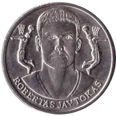 Official Lithuanian Basketball Players Medal Collection Robertas Javtokas
