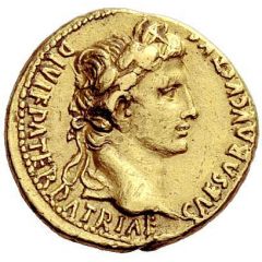 Aureus - Augustus, Gaius Caesar, and Lucius Caesar C L CAESARES AVGVSTI F COS DESIG PRINC IVVENT