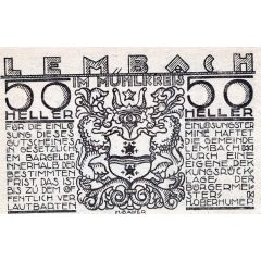50 Heller Lembach im Mühlkreis, Brown issue