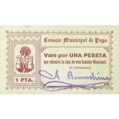 1 Peseta Pego