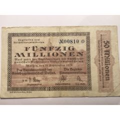 50 000 000 Mark Amtshauptmannschaft Meißen