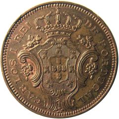 10 Réis - Carlos I