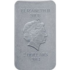 2 Dollars - Elizabeth II The Angel of the Desert