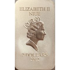 2 Dollars - Elizabeth II Orthodox shrines: Andrei Rublev`s Trinity