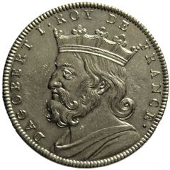 Dagobert I roi des Francs - Série métallique des rois de France