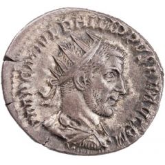Antoninianus - Philippus I PAX FVNDATA CVM PERSIS, Pax