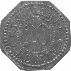 20 Pfennigs - Berlin Carl Mampe