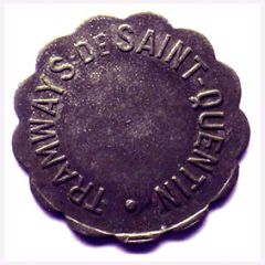 5 Centimes - Tramways de Saint Quentin