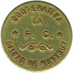 25 Centimos - Cooperativa La Fraternal Caldense