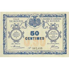 50 Centimes - Chambre de Commerce de Rouen