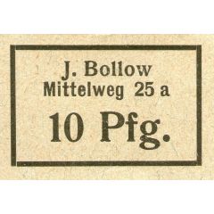 10 Pfennig J. Bollow