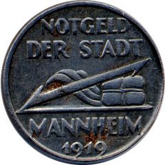 5 Pfennig - Mannheim