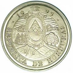 10 Lempiras Pattern, White Metal