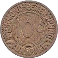 10 Cents - Richmond-Petersburg Turnpike Virginia Highways