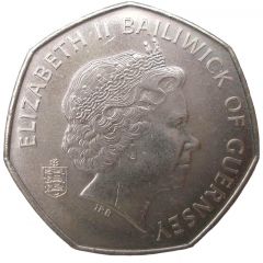 50 Pence - Elizabeth II 4th portrait