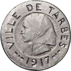 10 centimes - ville de Tarbes [65] - Essai