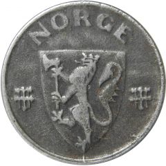 2 Øre - Haakon VII WW2 German Occupation