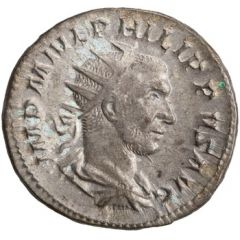 Antoninianus - Philippus I LAETIT FVNDAT, Laetitia