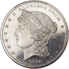 1 Dollar `1880 Metric Dollar` Pattern