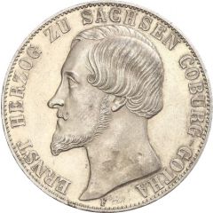 2 Thalers / 31/2 Gulden - Ernest II
