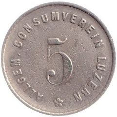 5 Rappen - Allgemeiner Consumverein Luzern