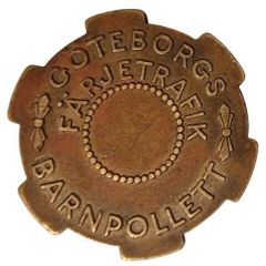 Ferry Token - Göteborgs Färjetrafik for Child - without hole