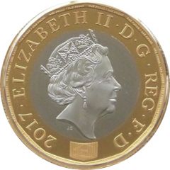 1 Pound - Elizabeth II Nations of the Crown, Platinum Proof