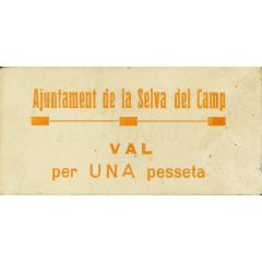 1 Peseta La Selva del Camp
