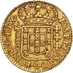 4000 Réis - José I Lisbon mint