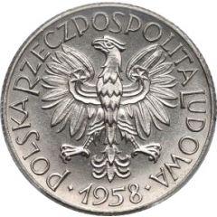 1 Zloty 1 in circle, Trial Strike Ni