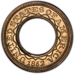 1 Dollar `1852 Gold Dollar` Pattern, silver