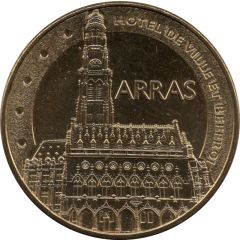 Monnaie de Paris Tourist Token - Arras Hotel de ville et beffroi
