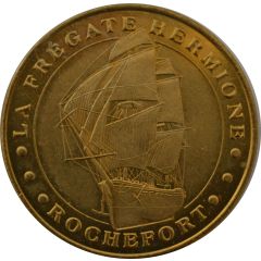 Tourist token - Monnaie de Paris - Rochefort - La Frégate Hermione